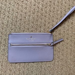 Kate Spade Cobble Hill purple wristlet